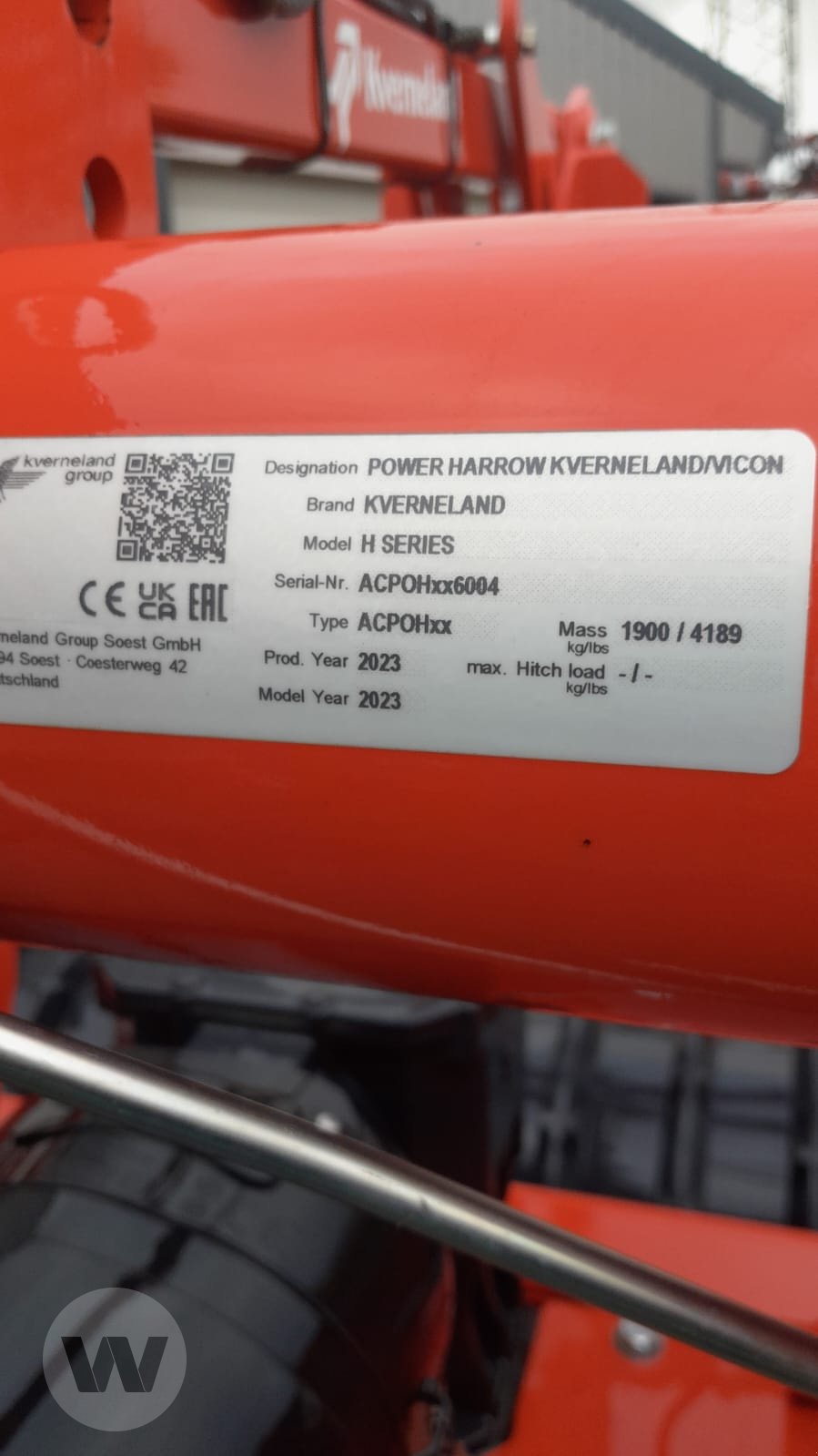 Kverneland H-Serie, Neumaschine, Baujahr: 2023 (Bild 2) Kreiselegge des Typs Kverneland H-Serie, Neumaschine in Börm (Bild 2)