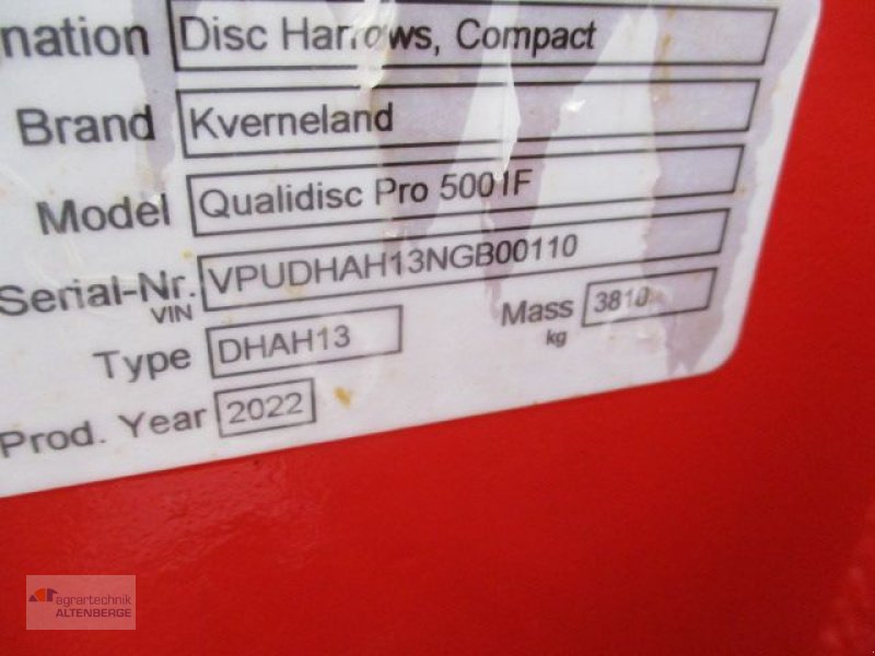 Kreiselegge tipa Kverneland Qualdisc Pro 5001, Vorführmaschine u Altenberge (Slika 16)