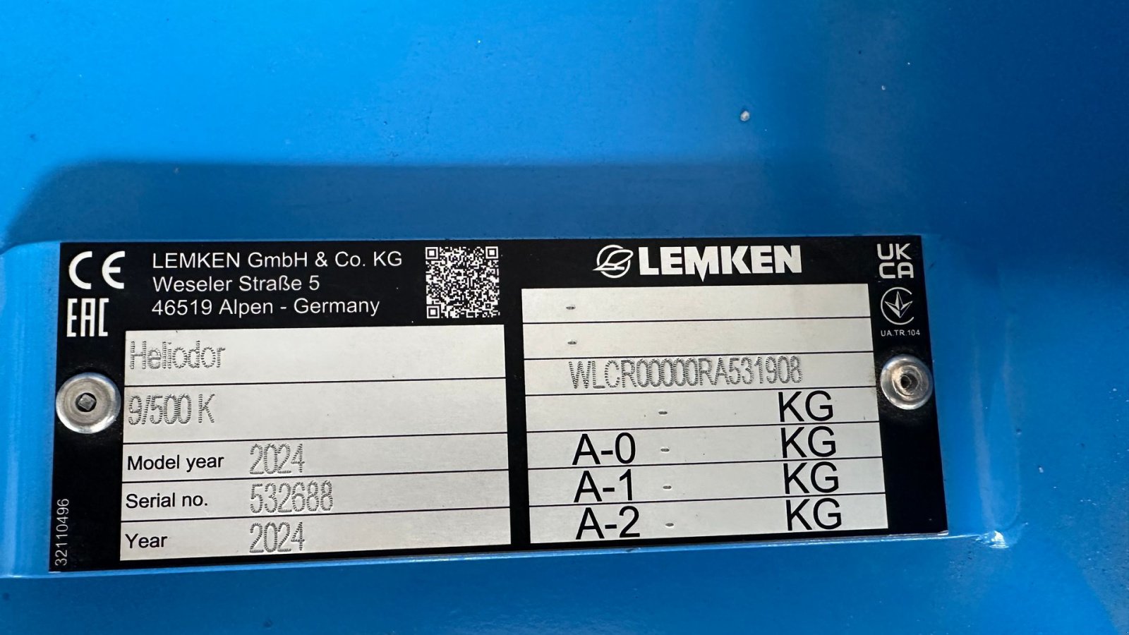 Kreiselegge des Typs Lemken Heliodor 9/500 K, Gebrauchtmaschine in Roskilde (Bild 5)