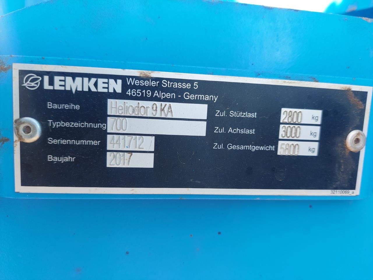 Kreiselegge of the type Lemken Heliodor 9/700 KA, Gebrauchtmaschine in Hammel (Picture 16)