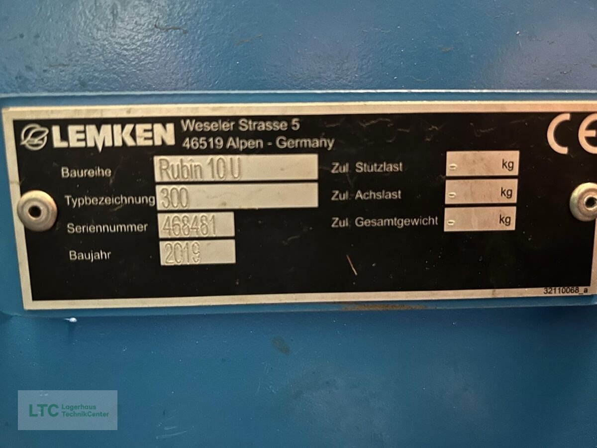 Kreiselegge of the type Lemken Rubin U 10, Gebrauchtmaschine in Eggendorf (Picture 6)