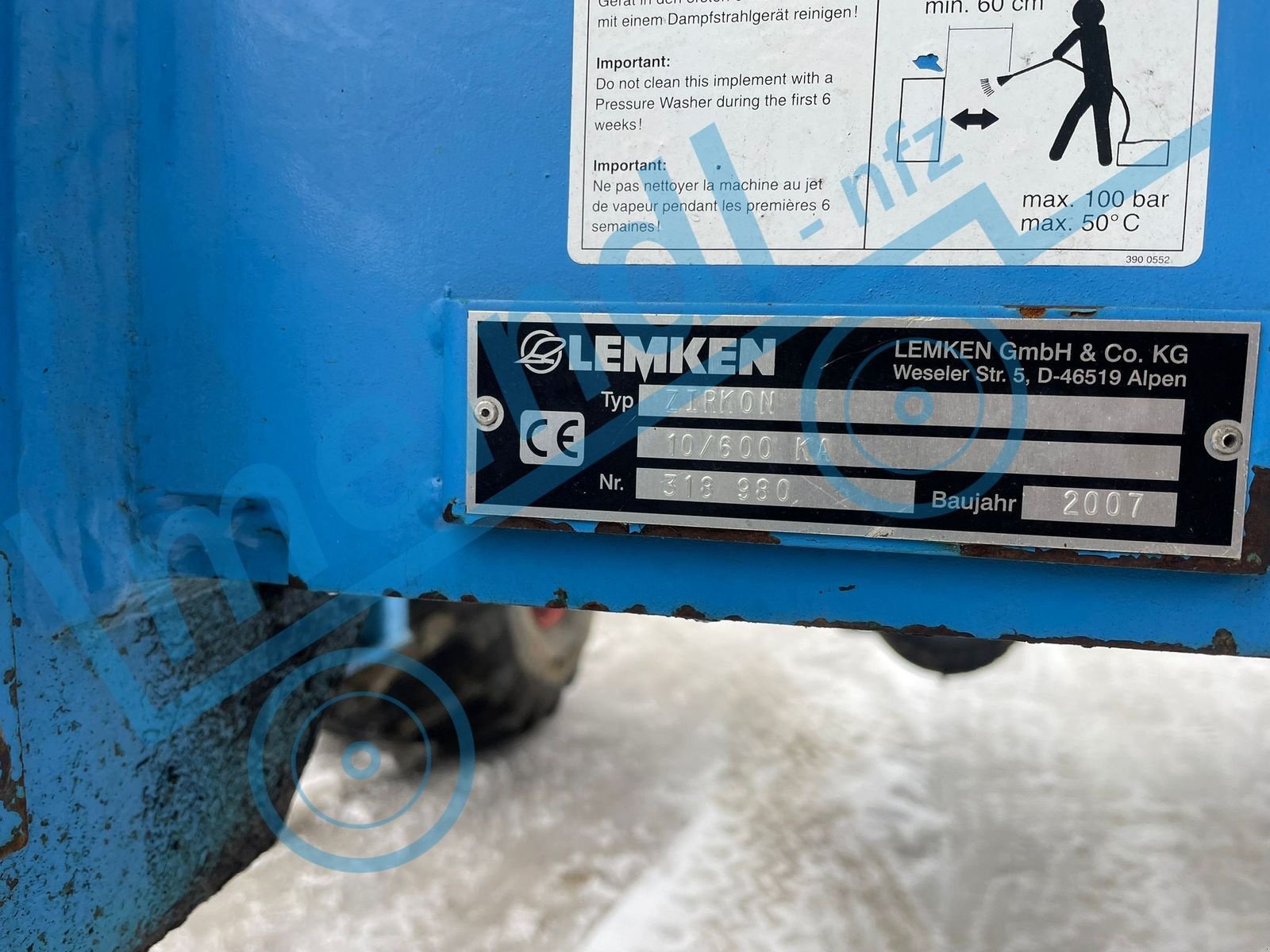 Kreiselegge типа Lemken Zirkon 10/600, Gebrauchtmaschine в Eferding (Фотография 7)