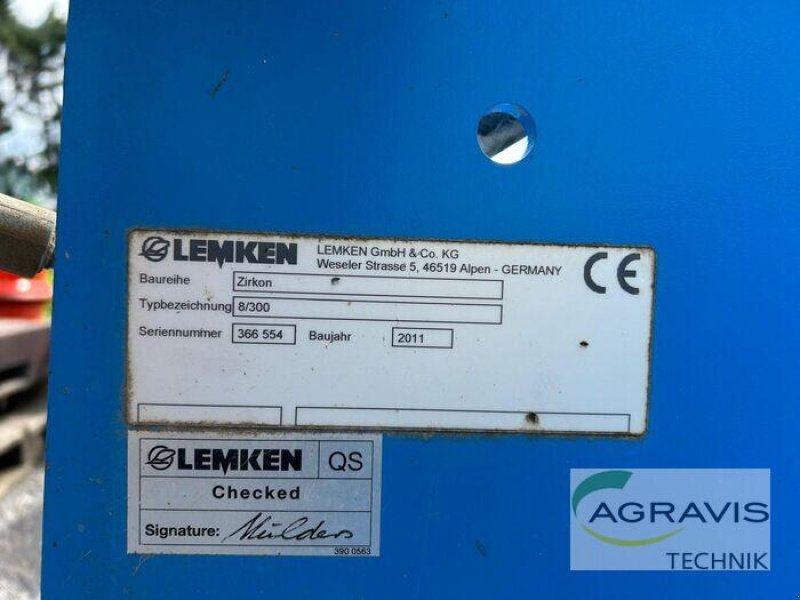 Kreiselegge des Typs Lemken ZIRKON 8/300, Gebrauchtmaschine in Hövelhof (Bild 2)