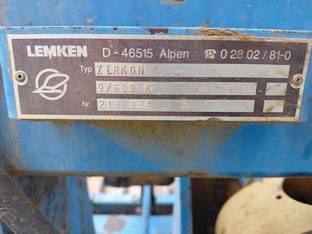 Kreiselegge Türe ait Lemken ZIRKON 9/600 K, Gebrauchtmaschine içinde BRAS SUR MEUSE (resim 9)