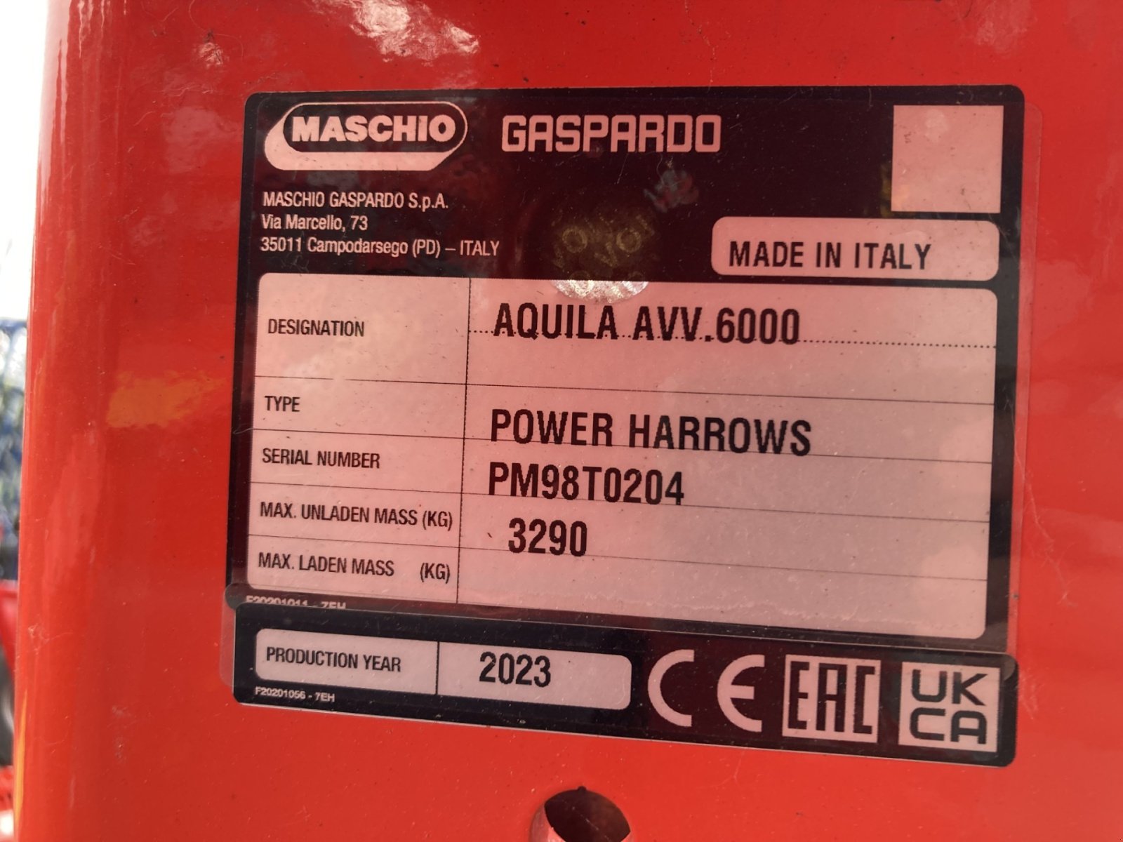 Kreiselegge des Typs Maschio AQUILA 6000, Gebrauchtmaschine in ISIGNY-LE-BUAT (Bild 3)