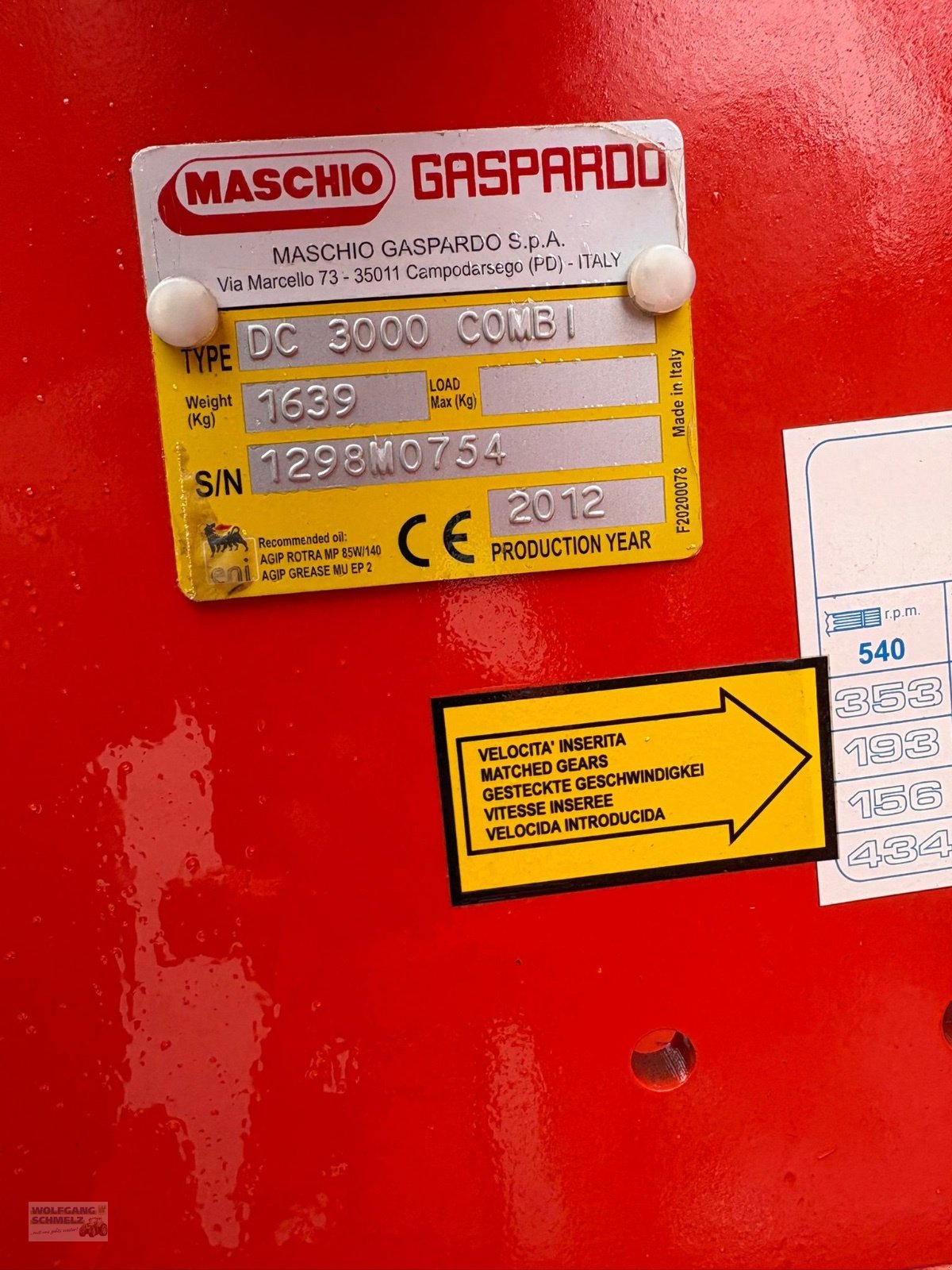 Kreiselegge a típus Maschio DC 300 Gaspardo Dama, Gebrauchtmaschine ekkor: Pocking (Kép 9)