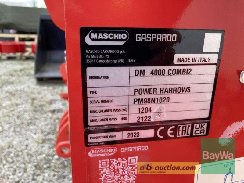 Kreiselegge des Typs Maschio DM CLASSIC 4000, Gebrauchtmaschine in Giebelstadt (Bild 8)