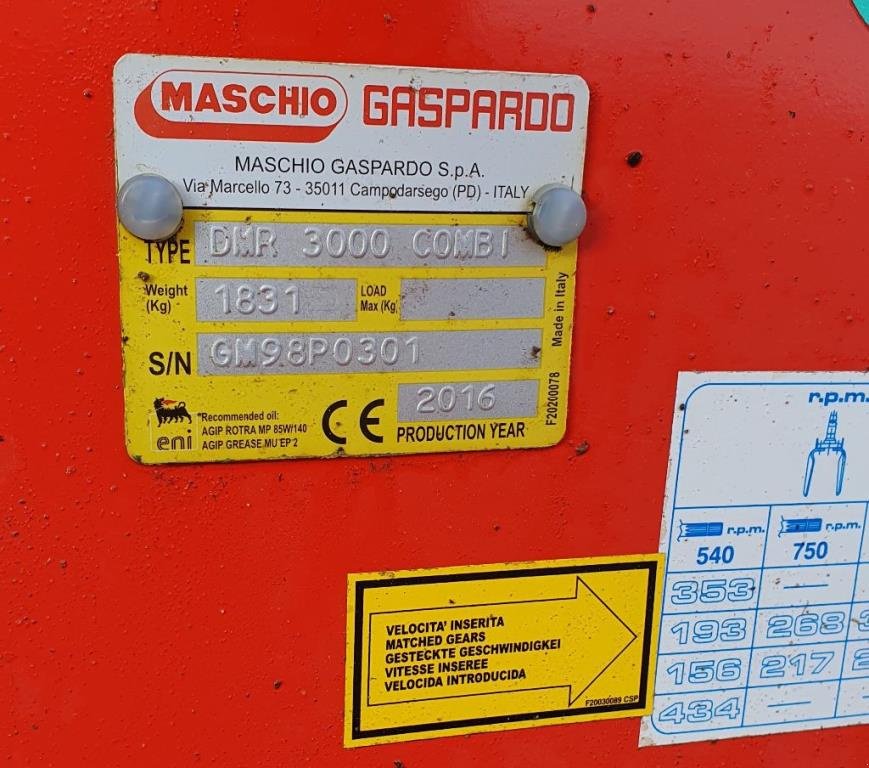 Kreiselegge tipa Maschio DMR 3000 RAPIDO - Combi, Gebrauchtmaschine u CIVENS (Slika 8)
