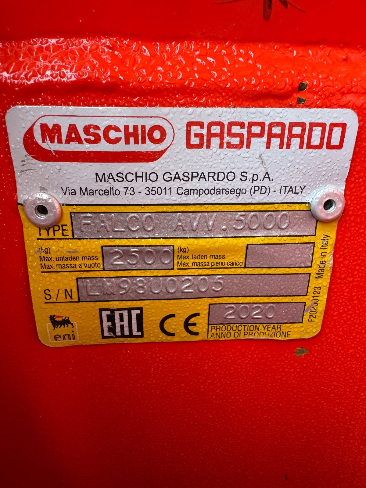 Kreiselegge des Typs Maschio Falco 5000, Gebrauchtmaschine in Landau an der Isar (Bild 11)