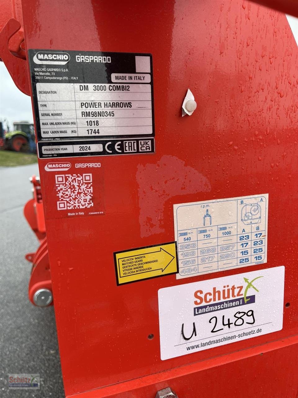 Kreiselegge a típus Maschio Kreiselegge DM 3000 Combi2, NEU und UNBENUTZT, Gebrauchtmaschine ekkor: Schierling (Kép 12)