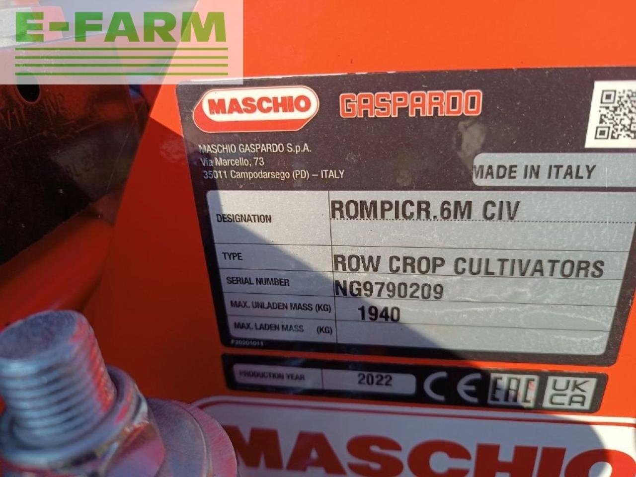 Kreiselegge typu Maschio rompicrosta 6m civ, Gebrauchtmaschine v OBERLAUTERBACH (Obrázek 6)