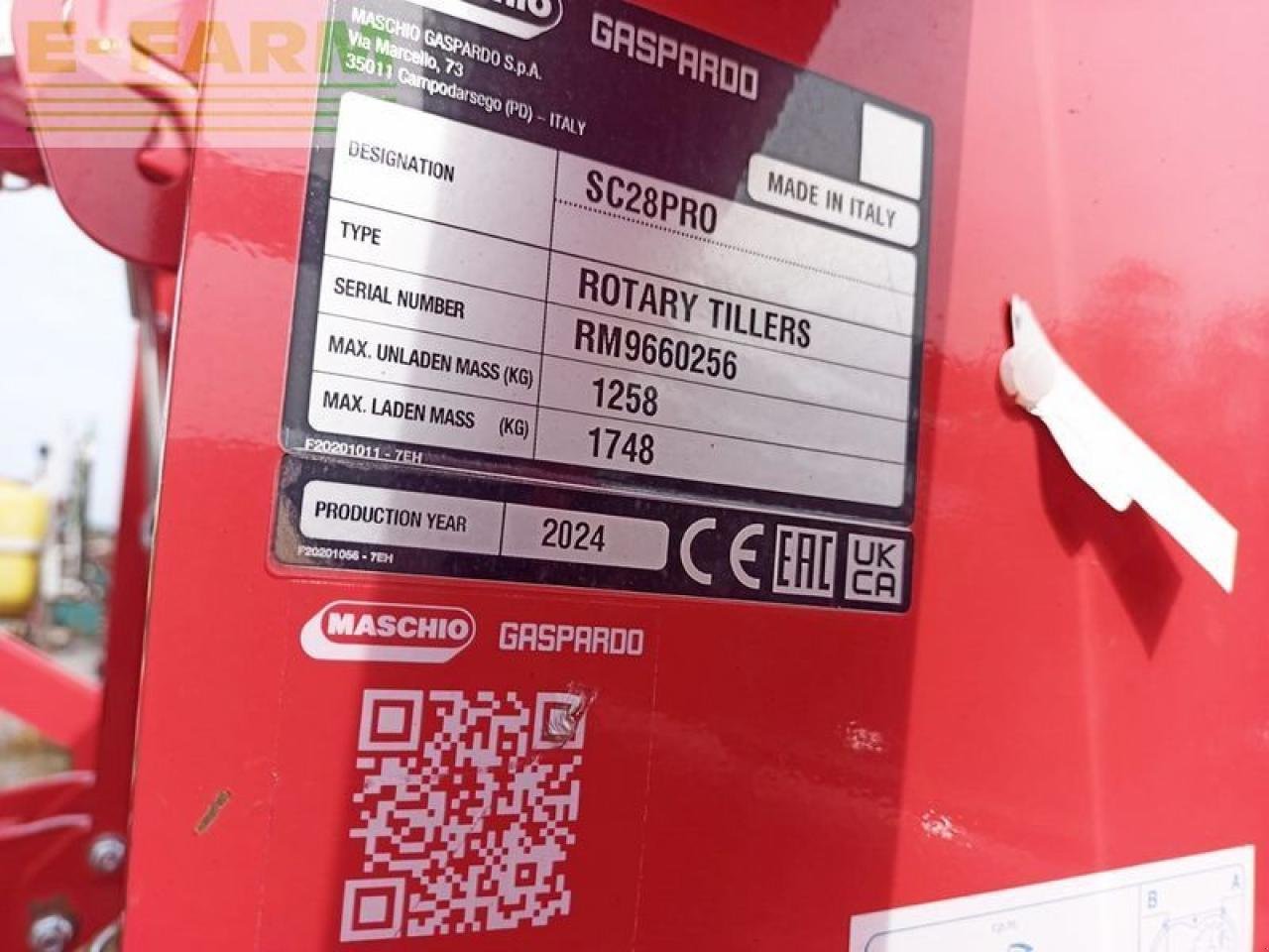 Kreiselegge des Typs Maschio sc 280 pro bodenfräse, Gebrauchtmaschine in SANKT MARIENKIRCHEN BEI SCHÄRDING (Bild 7)