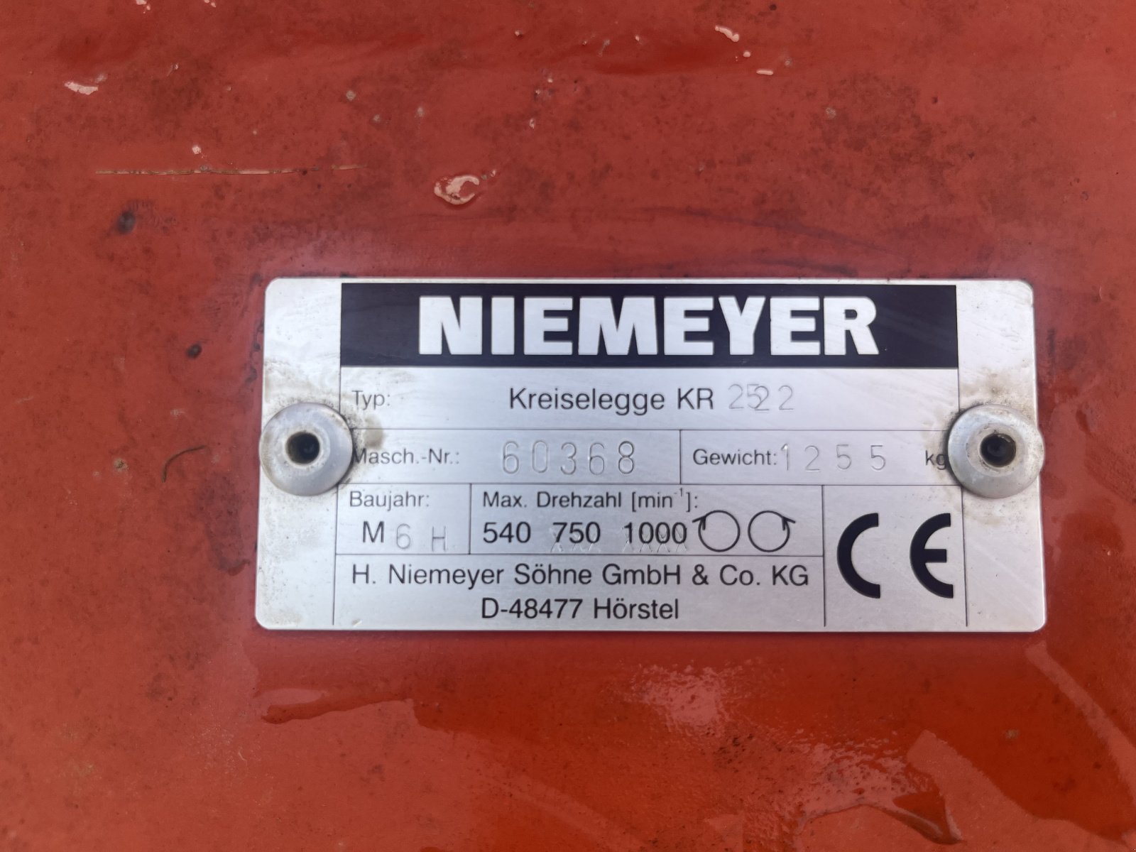 Kreiselegge typu Niemeyer KR 2520, Gebrauchtmaschine v Ebsdorfergrund (Obrázek 2)