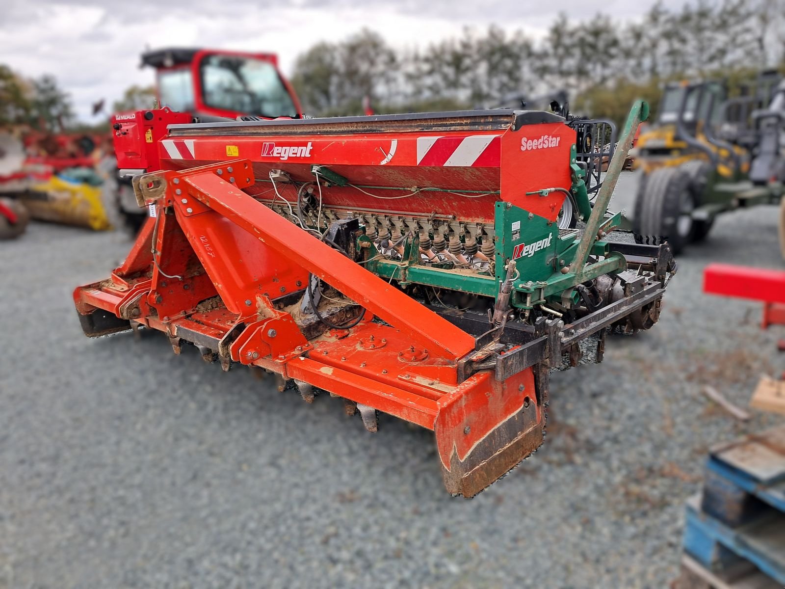 Kreiselegge del tipo Ortolan Kreiselegge Ortolan + Anbaudrillmaschine Regent, Gebrauchtmaschine In Strem (Immagine 5)