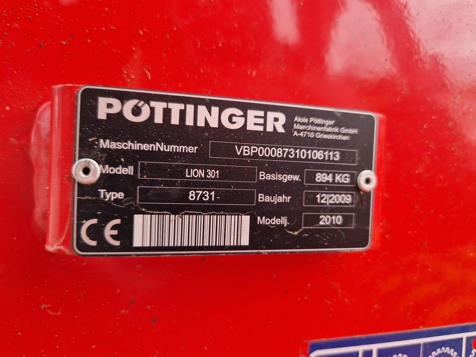 Kreiselegge des Typs Pöttinger LION  301, Gebrauchtmaschine in Grünbach (Bild 7)