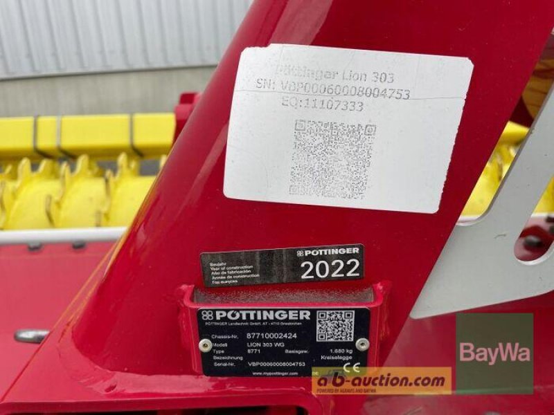 Kreiselegge typu Pöttinger LION 303 ZW, Vorführmaschine v Bamberg (Obrázok 11)