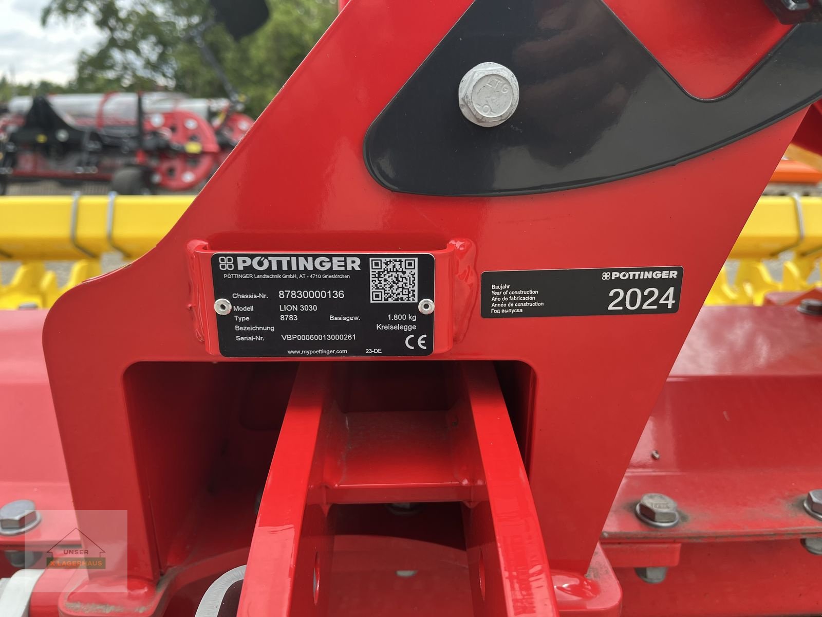 Kreiselegge des Typs Pöttinger Lion 3030, Neumaschine in Wartberg (Bild 10)