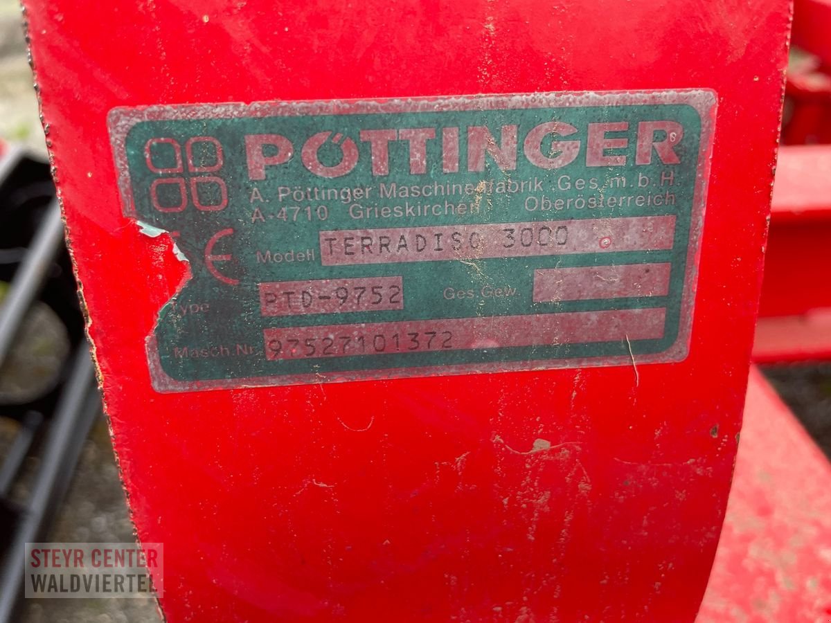 Kreiselegge des Typs Pöttinger Pöttinger Terradisc 3000, Gebrauchtmaschine in Vitis (Bild 4)