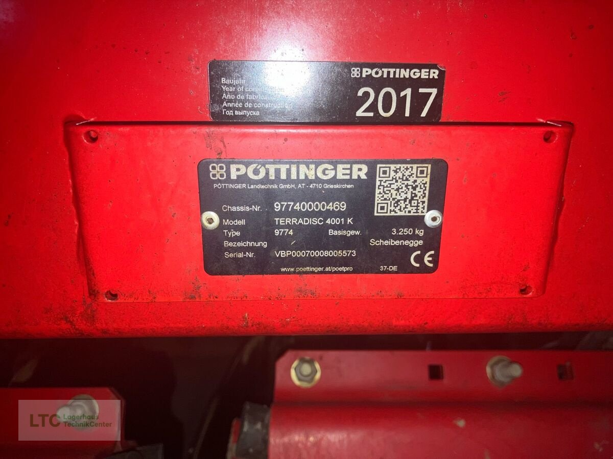 Kreiselegge tipa Pöttinger Terradisc 4001K, Gebrauchtmaschine u Korneuburg (Slika 7)