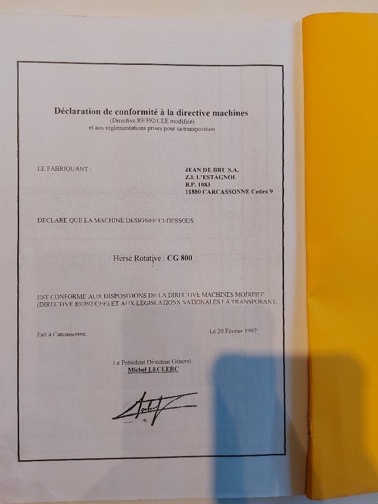 Kreiselegge typu Rau CG 800, Gebrauchtmaschine v BRAS SUR MEUSE (Obrázek 11)