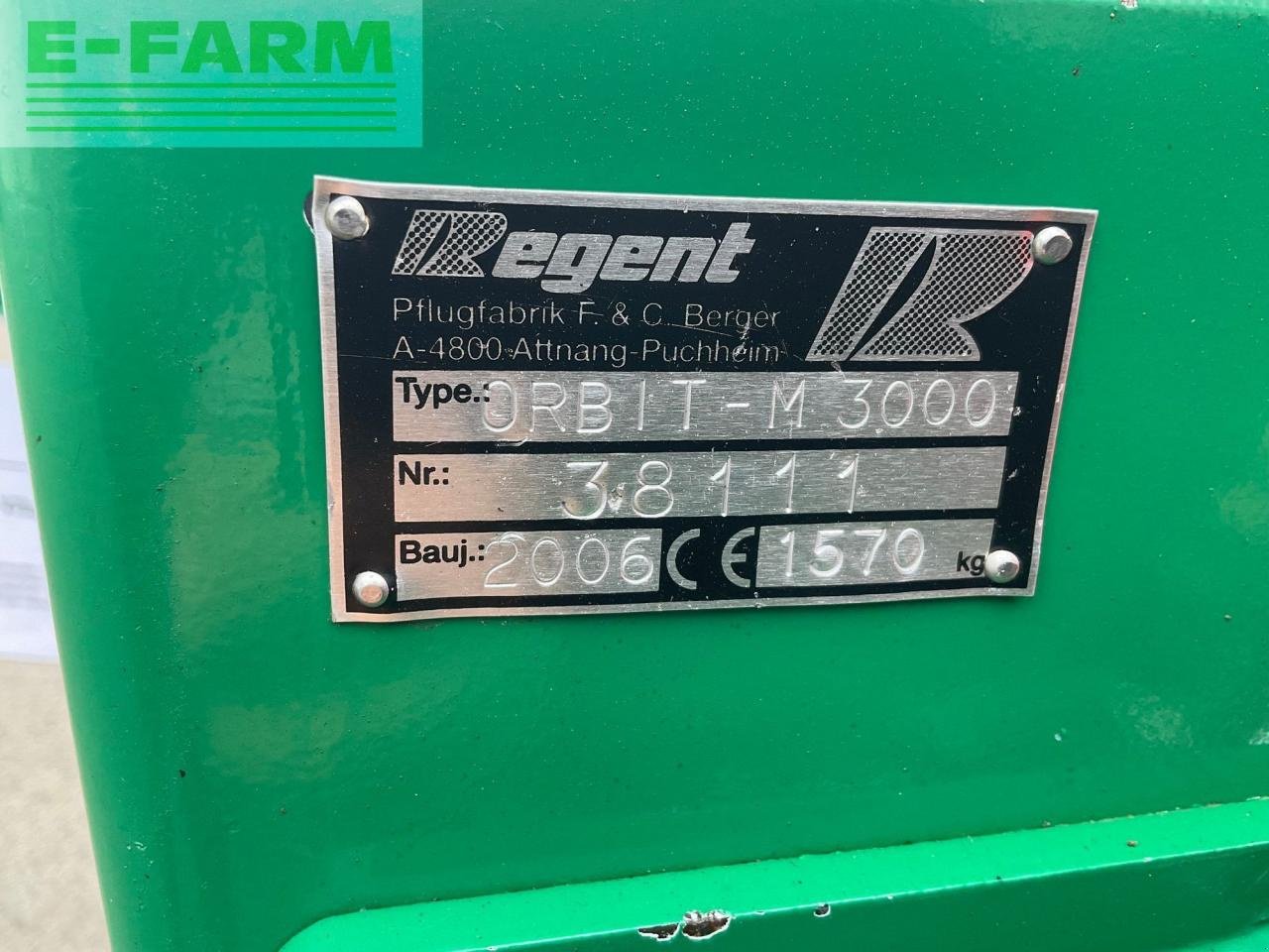 Kreiselegge des Typs Regent Orbit- M 3000, Gebrauchtmaschine in REDLHAM (Bild 13)