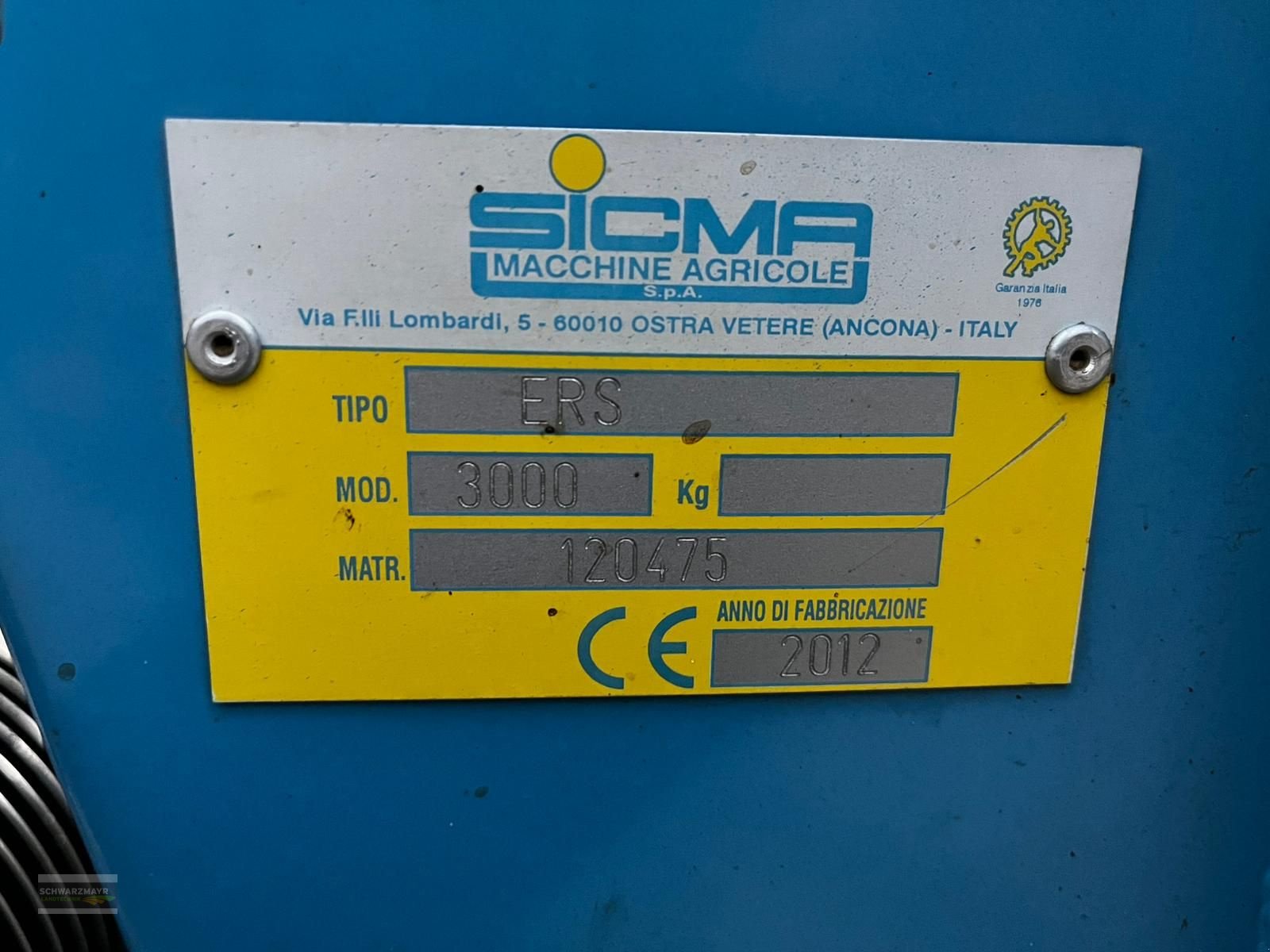 Kreiselegge Türe ait SICMA ERS 3000 mit Stabwalze, Gebrauchtmaschine içinde Gampern (resim 10)