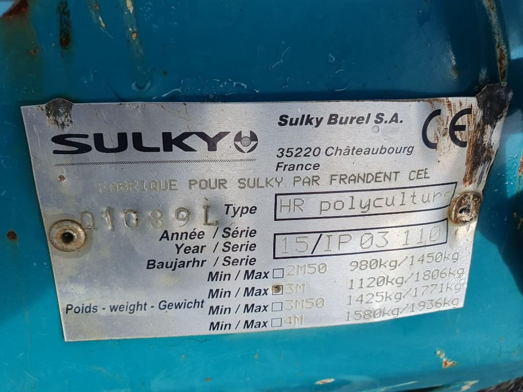 Kreiselegge του τύπου Sulky HR 3000.19, Gebrauchtmaschine σε DOMFRONT (Φωτογραφία 6)