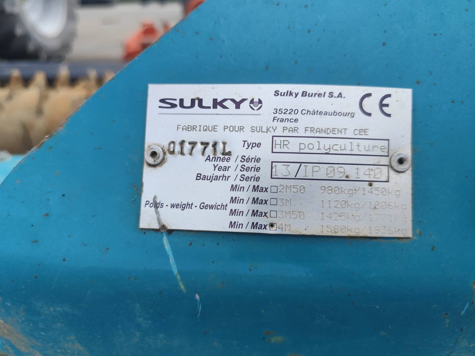 Kreiselegge van het type Sulky HR4000.22, Gebrauchtmaschine in Le Horps (Foto 9)