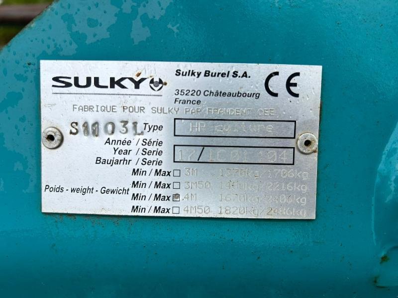 Kreiselegge des Typs Sulky HR4000.26, Gebrauchtmaschine in JOSSELIN (Bild 5)