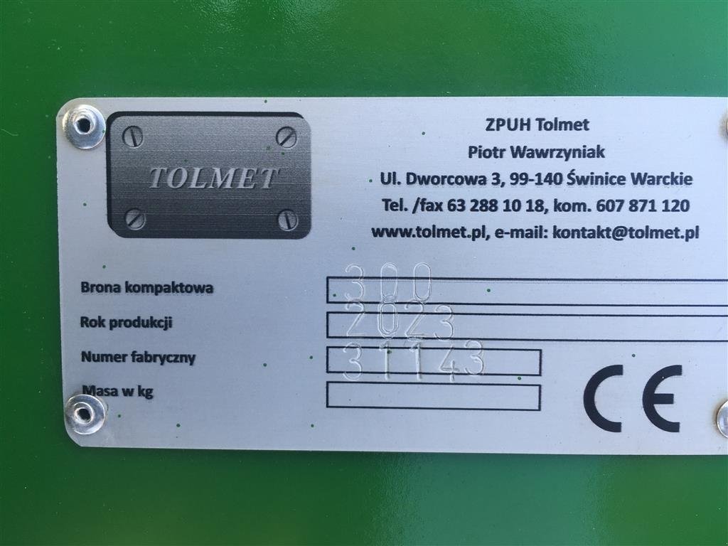 Kreiselegge typu Tolmet ASTAT-300 Ny 2024 model, Gebrauchtmaschine w Bjerringbro (Zdjęcie 14)