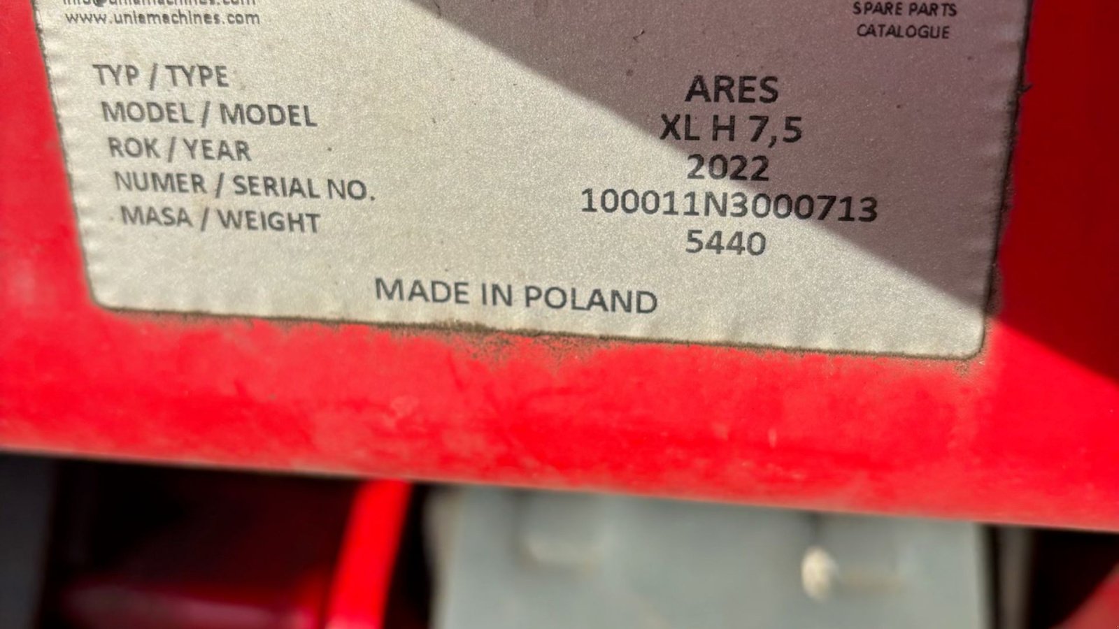 Kreiselegge типа Unia ARES SLH 7,5, Gebrauchtmaschine в Horsens (Фотография 4)