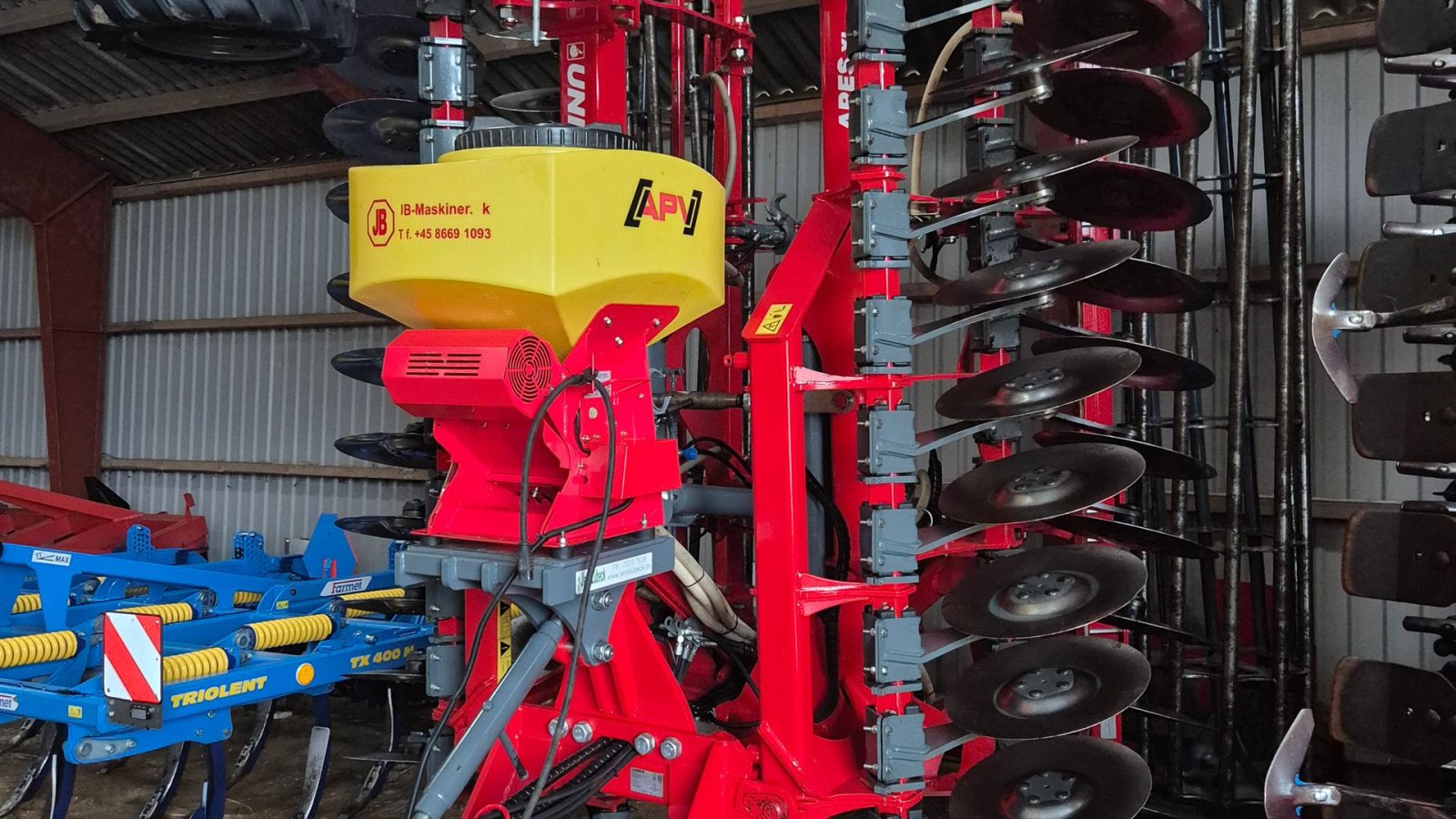 Kreiselegge типа Unia Ares XL H 6 med APV PS 200 frøkasse, Gebrauchtmaschine в Skjern (Фотография 2)