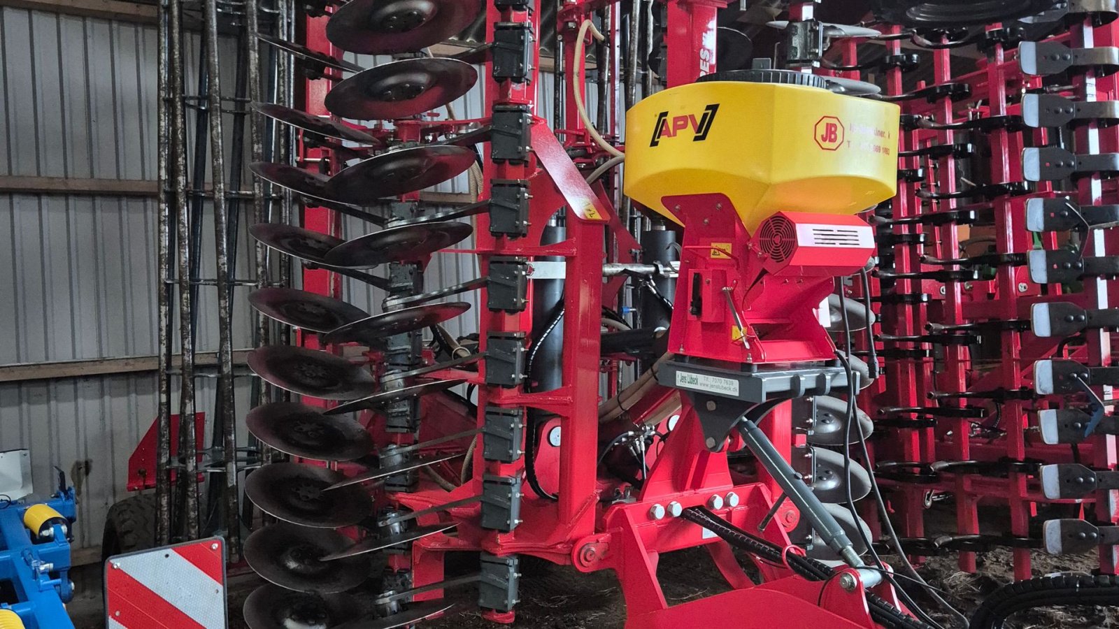 Kreiselegge типа Unia Ares XL H 6 med APV PS 200 frøkasse, Gebrauchtmaschine в Skjern (Фотография 1)