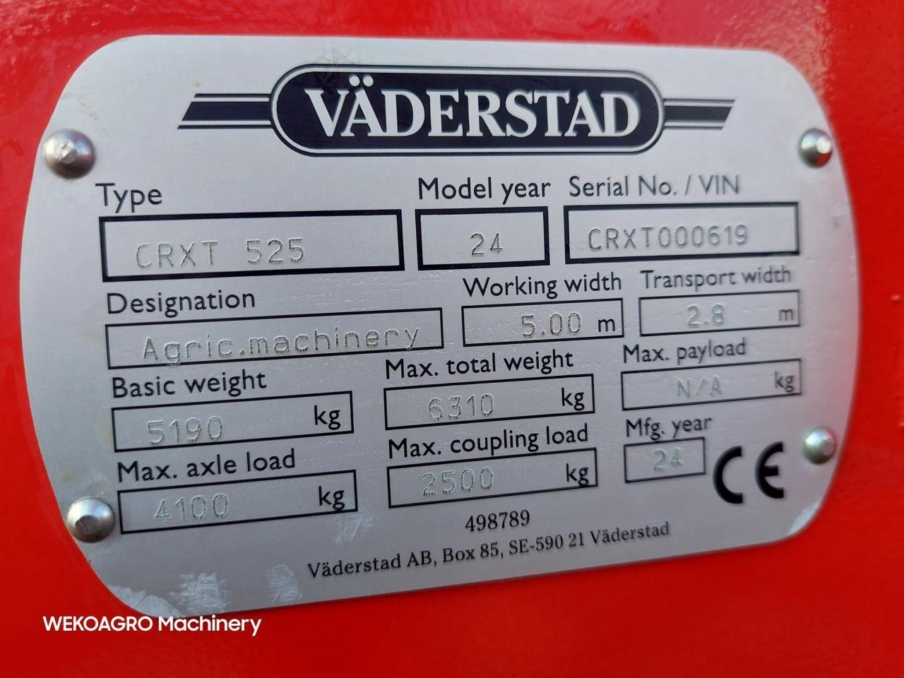 Kreiselegge Türe ait Väderstad Carrier XT 525, Gebrauchtmaschine içinde Hammel (resim 16)