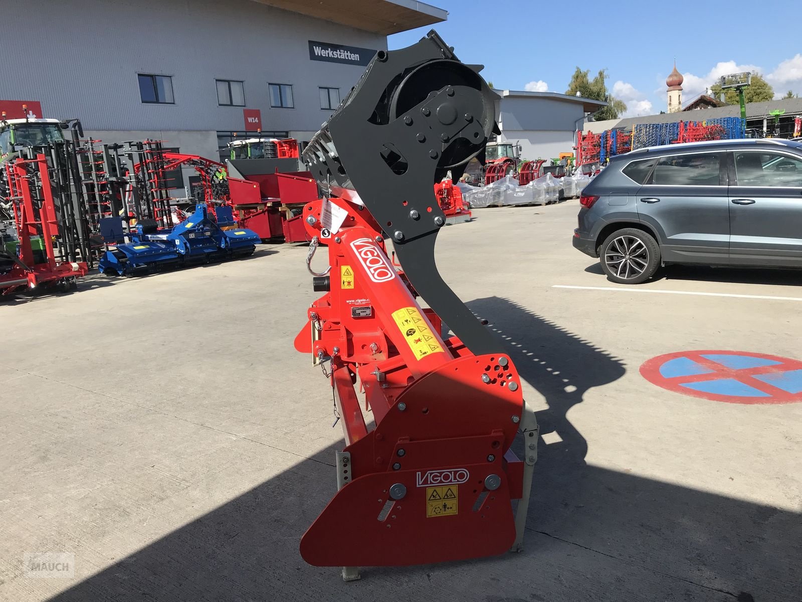 Kreiselegge des Typs Vigolo VX 300 mit Packerwalze, Neumaschine in Burgkirchen (Bild 4)