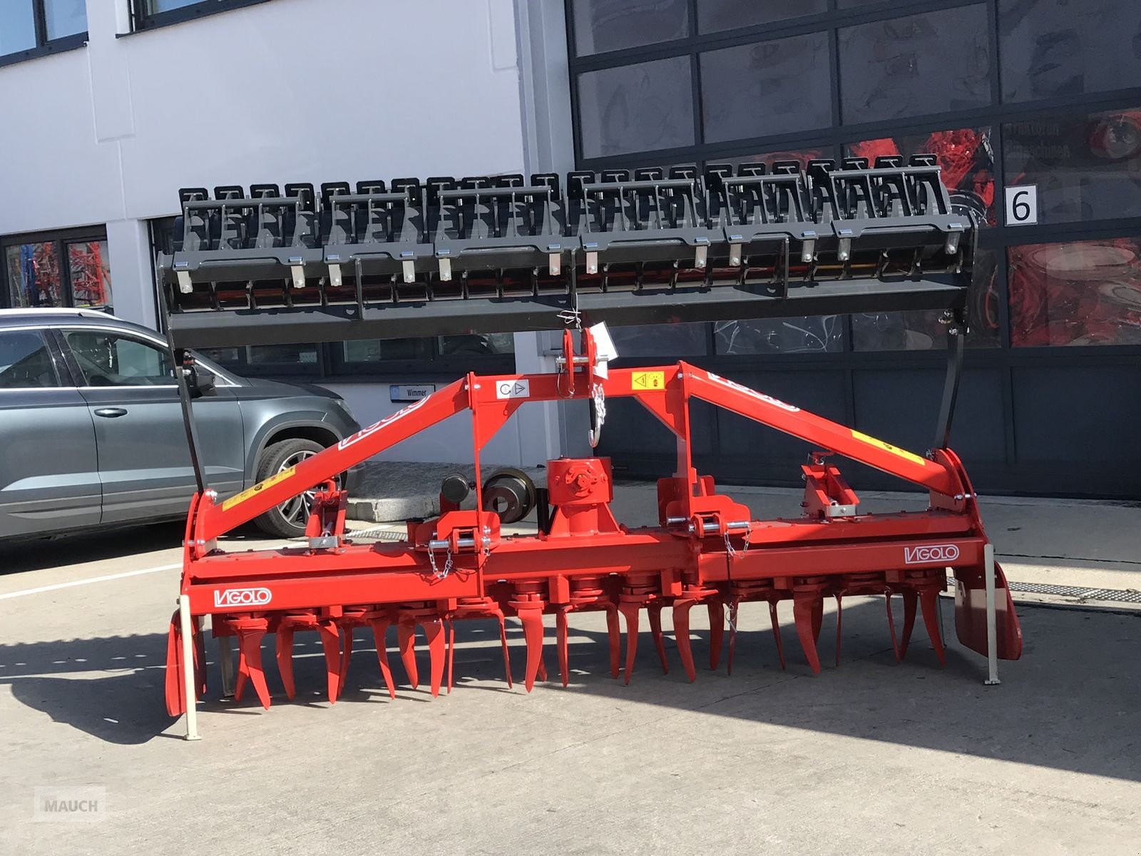 Kreiselegge des Typs Vigolo VX 300 mit Packerwalze, Neumaschine in Burgkirchen (Bild 2)