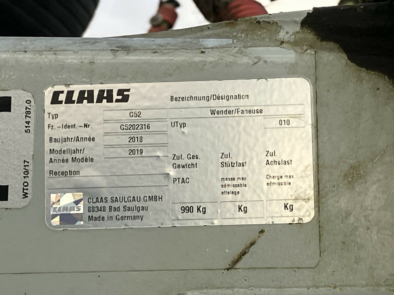 Kreiselheuer typu CLAAS FANEUSE VOLTO 700, Gebrauchtmaschine v BLENDECQUES (Obrázek 5)