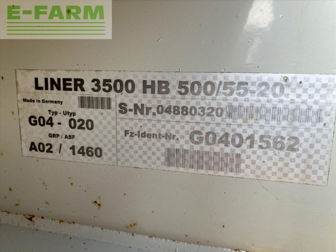 Kreiselheuer typu CLAAS LINER 3500, Gebrauchtmaschine v CIRENCESTER (Obrázek 5)