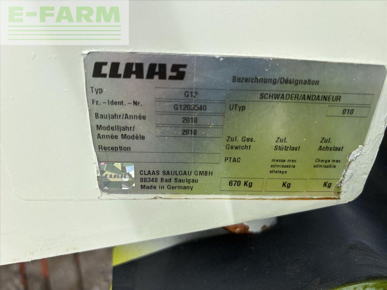 Kreiselheuer typu CLAAS LINER 450, Gebrauchtmaschine v STRATHAVEN (Obrázek 3)