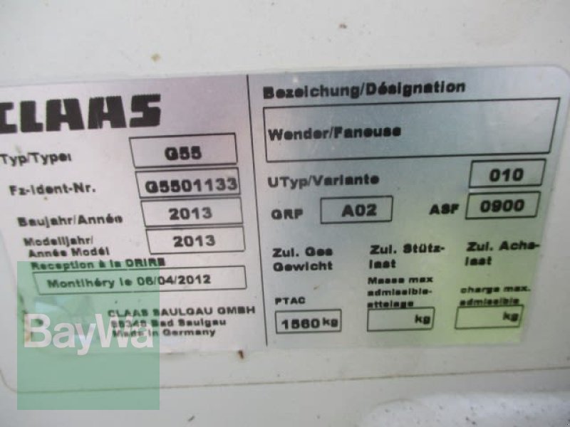 Kreiselheuer типа CLAAS VOLTO 1100    #572, Gebrauchtmaschine в Schönau b.Tuntenhausen (Фотография 8)