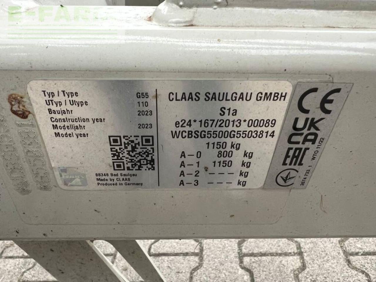 Kreiselheuer tip CLAAS volto 1100 t, Gebrauchtmaschine in ag BROEKLAND (Poză 6)