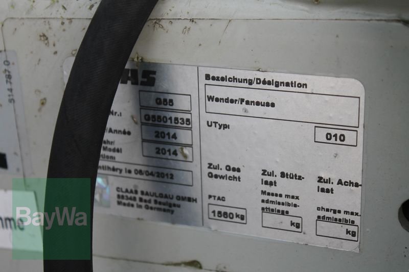 Kreiselheuer του τύπου CLAAS VOLTO 1100, Gebrauchtmaschine σε Straubing (Φωτογραφία 11)