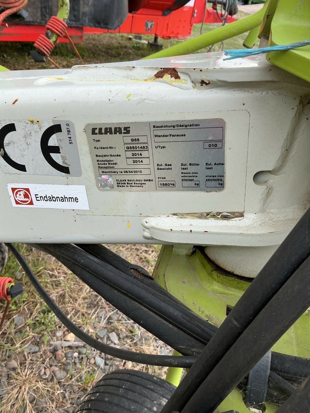 Kreiselheuer typu CLAAS VOLTO 1100, Gebrauchtmaschine v ST CLEMENT DE LA PLACE (Obrázek 7)