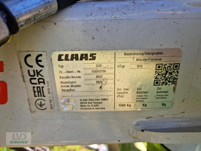 Kreiselheuer des Typs CLAAS Volto 1100, Gebrauchtmaschine in Spelle (Bild 2)