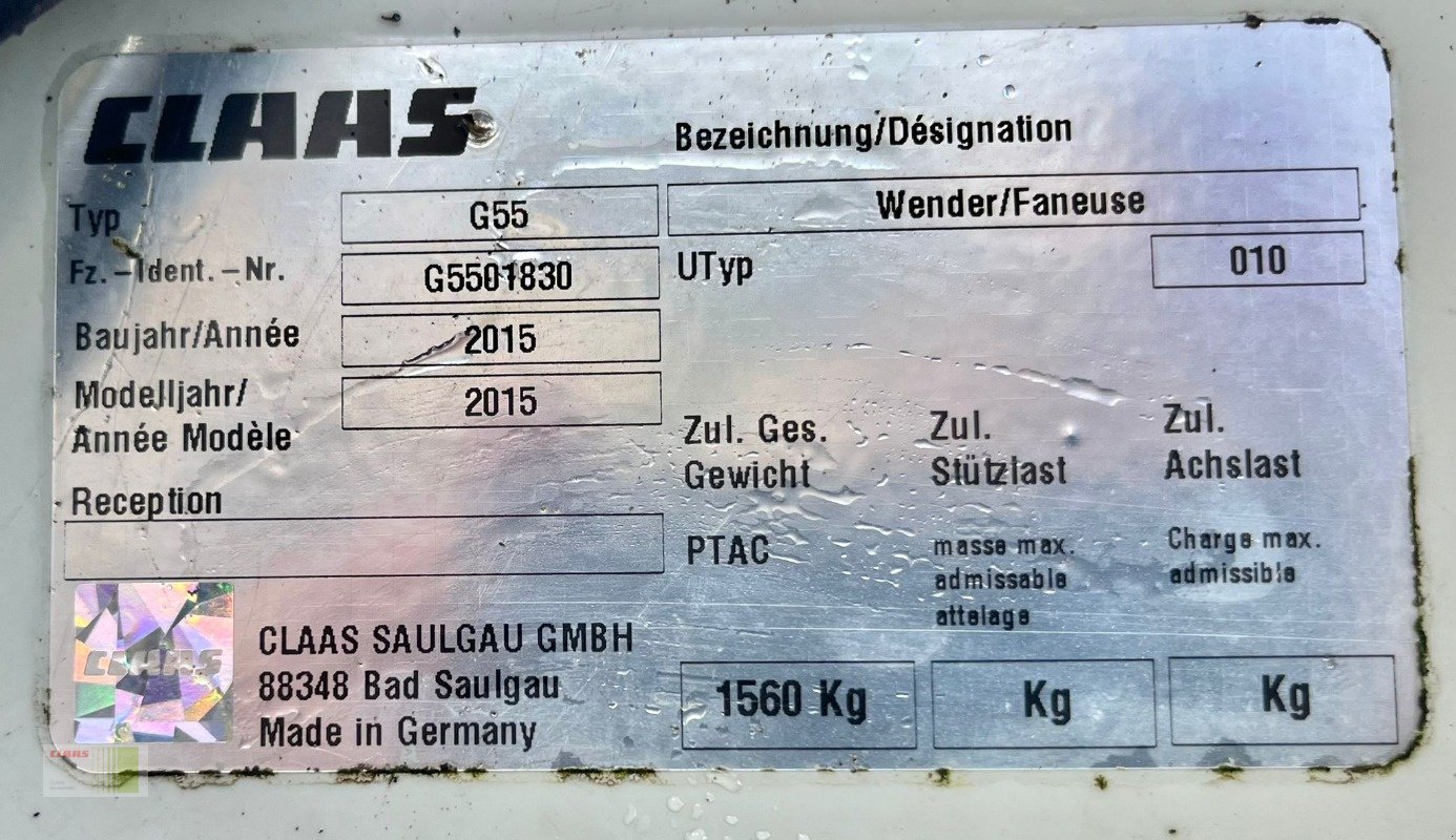 Kreiselheuer des Typs CLAAS VOLTO 1100, Gebrauchtmaschine in Risum-Lindholm (Bild 10)