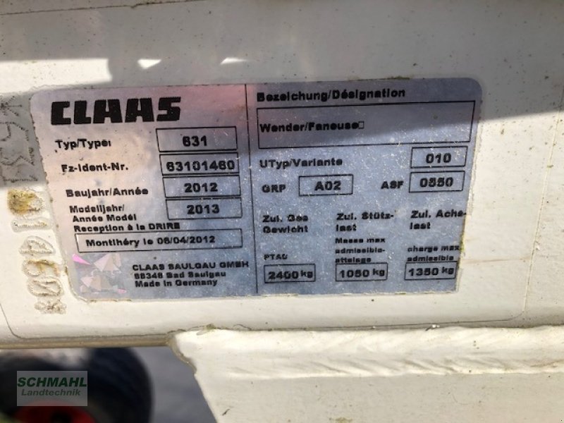 Kreiselheuer Türe ait CLAAS Volto 1320 T, Gebrauchtmaschine içinde Upahl (resim 2)