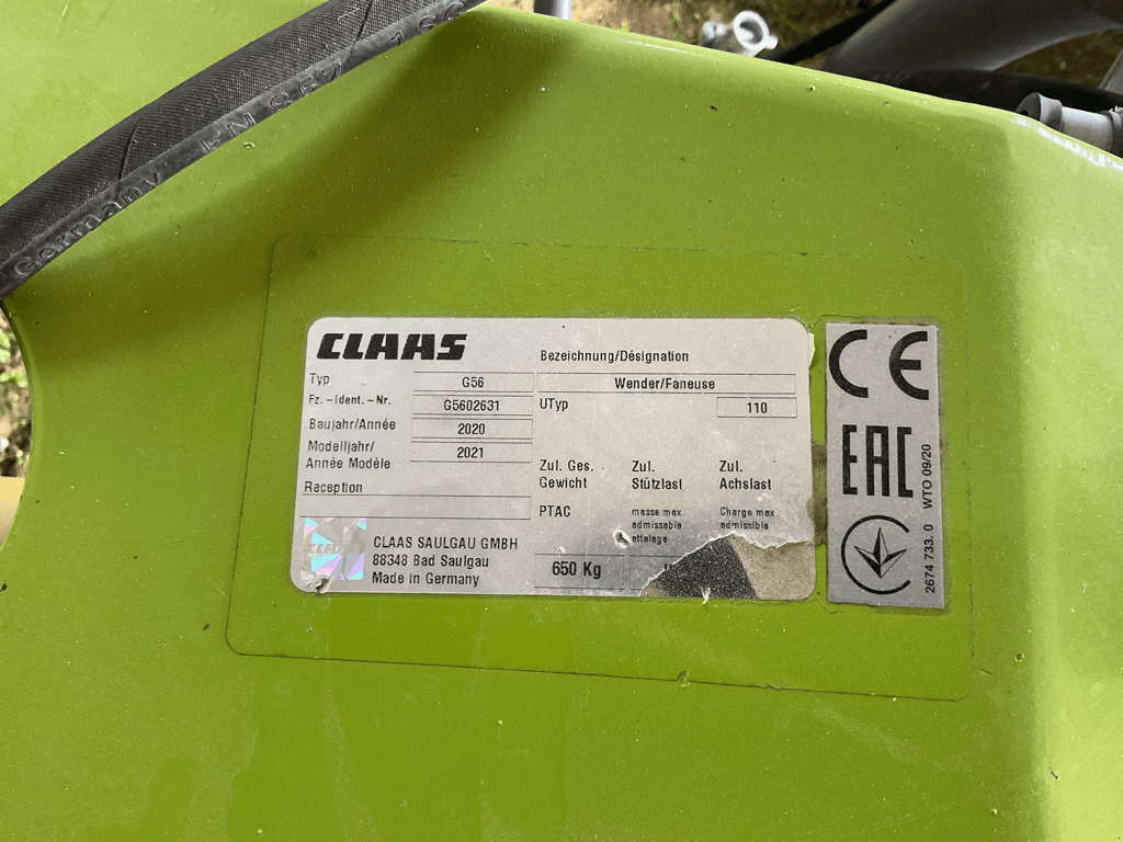 Kreiselheuer du type CLAAS VOLTO 55, Gebrauchtmaschine en SAINT ANDIOL (Photo 8)