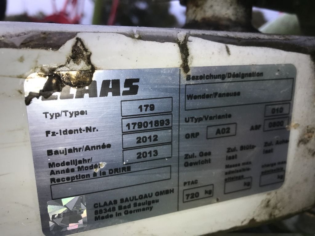 Kreiselheuer typu CLAAS Volto 58, Gebrauchtmaschine v UZERCHE (Obrázek 10)