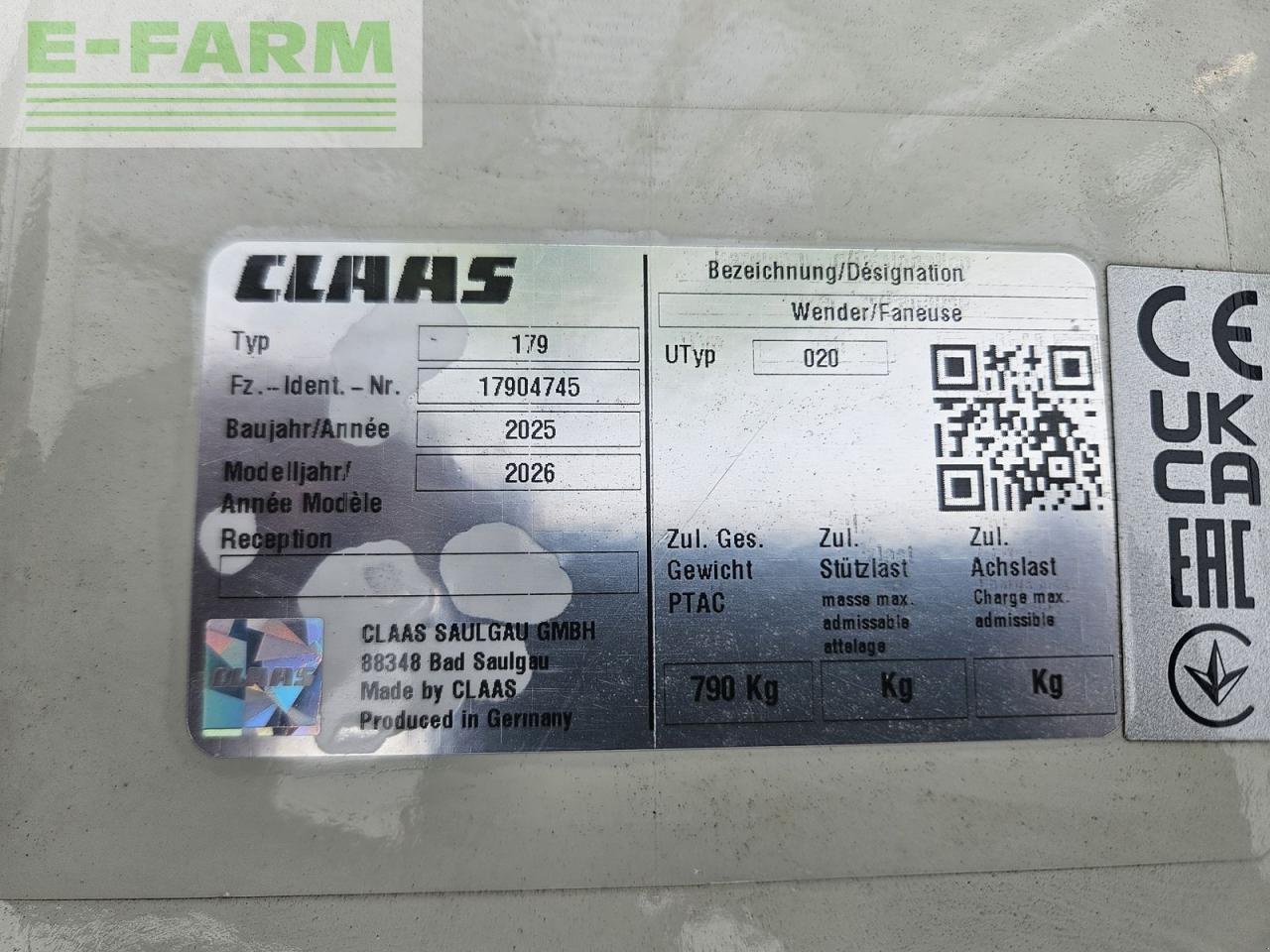 Kreiselheuer типа CLAAS volto 60, Gebrauchtmaschine в ILZ (Фотография 10)