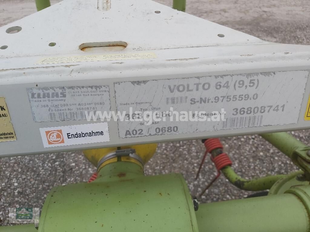 Kreiselheuer des Typs CLAAS VOLTO 64, Gebrauchtmaschine in Klagenfurt (Bild 4)